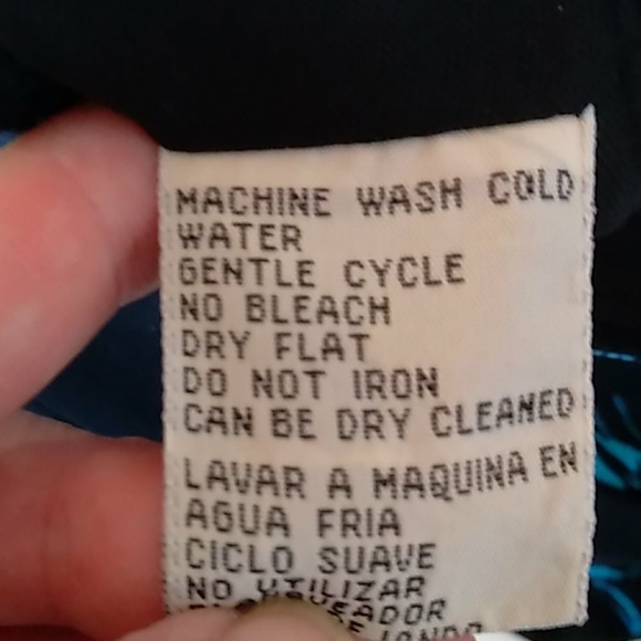 Evan-Picone black and blue dress size 6 - Picture 13 of 13